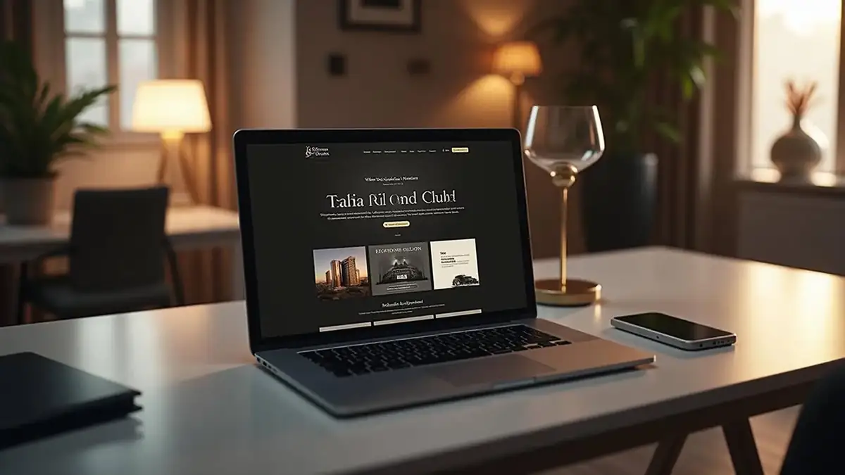 Premium web design agency workspace in Dubai